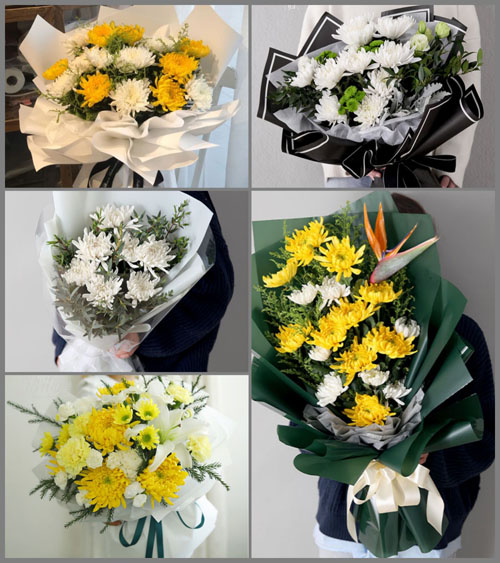 西藏山南市贡嘎县甲竹林镇白事花束代送